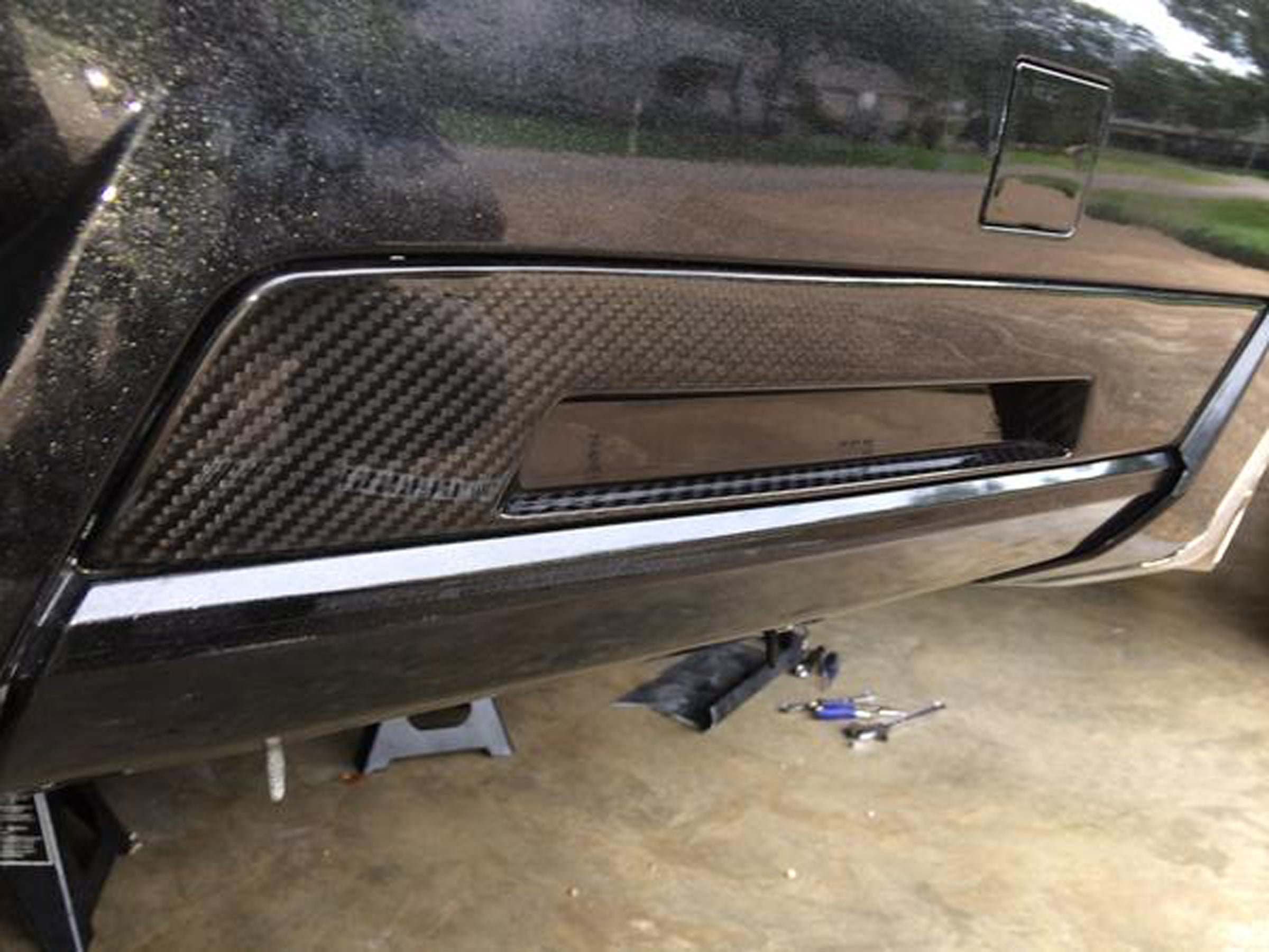 2009-2015 CTS-V V2 Coupe - Carbon Fiber Rear Bumper Inserts / Reflector Housings